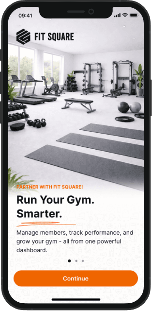 FitSquare partner mobile experience