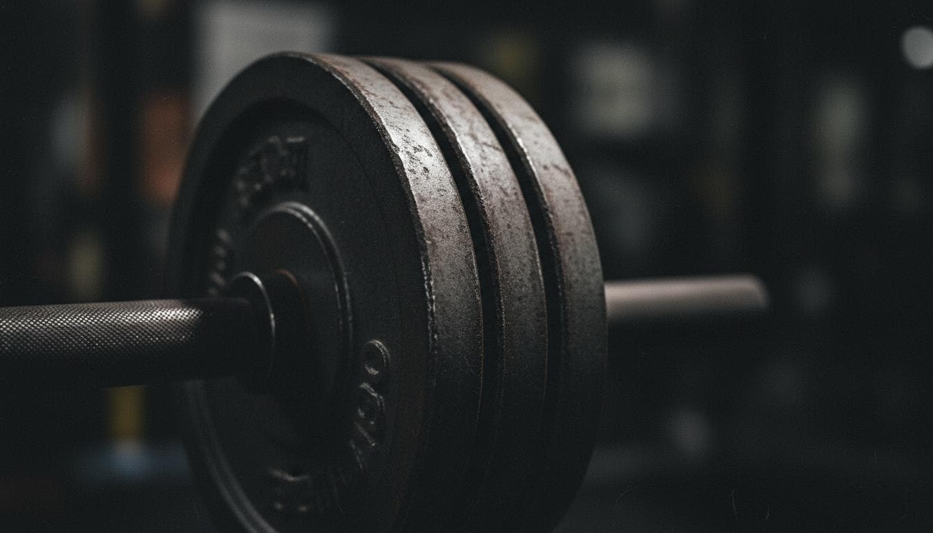 Close-up of gym weights for comparing membership cost and value