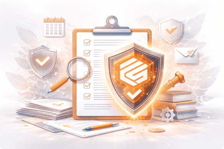 Illustration representing Fit Square privacy and data protection